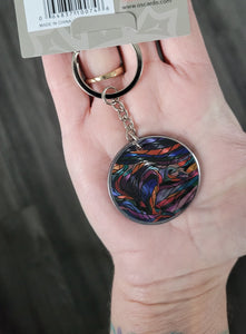 Salmon Hunter Key Chain