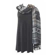 Load image into Gallery viewer, Visions of Our Ancestors Shawl by Coast Salish artist Leila Stogan
