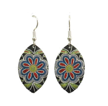 Load image into Gallery viewer, Silver Threads drop Earrings artwork by Deb Malcolm
