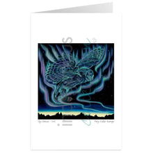 Charger l'image dans la galerie, Carte d'art "Danse du ciel - Hibou"
