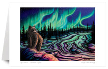 Load image into Gallery viewer, &quot;Sky Dance - Northern Light&quot; Art Card
