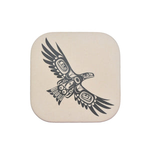 "Soaring Eagle" Coaster Set, design by Haida artist Corey Bulpitt - arriving late January 2025