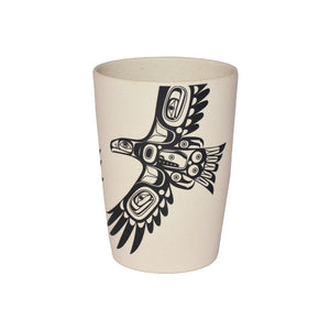 "Soaring Eagle" Bamboo Cup, design by Haida artist Corey Bulpitt - arriving late January 2025