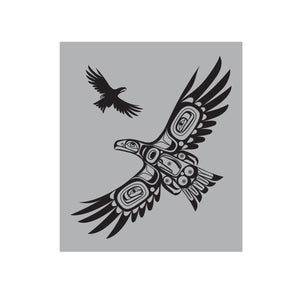 "Soaring Eagle" Eco Cloth, design by Haida artist Corey Bulpitt - arriving late January 2025