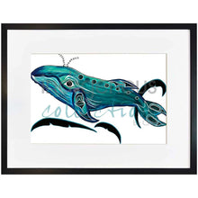 Load image into Gallery viewer, Whale by Kwakwaka’wakw and French Canadian artist, Diane Levesque
