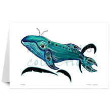Load image into Gallery viewer, Whale by Kwakwaka’wakw and French Canadian artist, Diane Levesque
