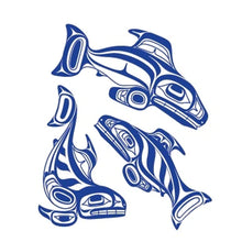 Load image into Gallery viewer, Enduring Spirits decals by Haida artist Ernest Swanson
