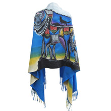 Load image into Gallery viewer, Jessica Somers Wolf Eco-Shawl
