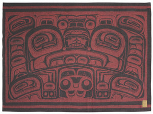 Wool Blanket  "Celebration"  by Tsimshian artist Corey W. Moraes
