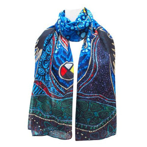 Breath of Life scarf by Leah Dorion