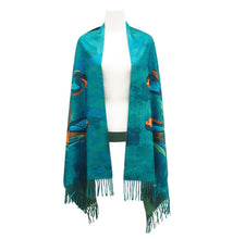 Load image into Gallery viewer, Friends art shawl by Maxine Noel First Nations Art 
