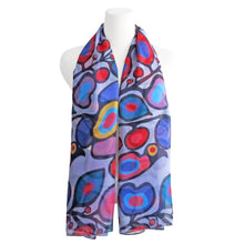 Load image into Gallery viewer, Woodland Floral Kimono Scarf
