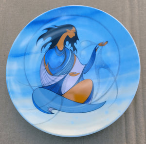 Set of two" Dessert plates featuring the artwork of artist Maxine Noel