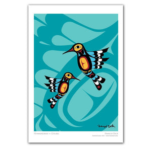 "Hummingbird" Art Card