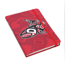 Load image into Gallery viewer, Salmon Journal Design by Gitksan Native Artist Jamie Sterritt. Indigenous First Nations Art
