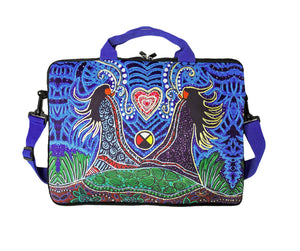 Laptop Bag with Breath of Life design by Leah Dorion