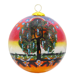 "Tree of Life" glass ornament design by Jack Jacko