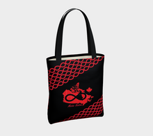 Charger l&#39;image dans la galerie, Metis Nation Black Tote, Lined - North of 50 Métis Designs
