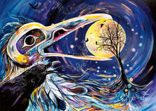 Load image into Gallery viewer, Raven Moon by Native artist Carla Joseph, North of Fifty 50

