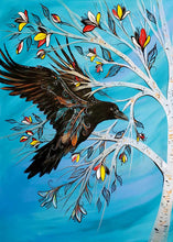 Load image into Gallery viewer, Raven Tree by Native artist Carla Joseph, North of Fifty 50
