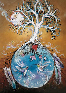 Tree of Life by Native artist Carla Joseph, North of Fifty 50