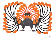 Load image into Gallery viewer, Autumnal Owl by Native artist Kenojuak Ashevak, North of Fifty 50
