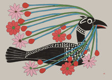 Load image into Gallery viewer, Courting Loon by Native artist Kenojuak Ashevak, North of Fifty 50
