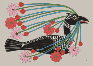 Courting Loon by Native artist Kenojuak Ashevak, North of Fifty 50