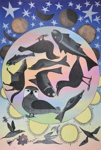 Siilavut Nunavut by Native artist Kenojuak Ashevak, North of Fifty 50