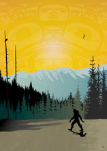 Load image into Gallery viewer, Sasquatch by Mark Preston, native artist, Indigenous Art, Northwest Coast art, North of Fifty 50
