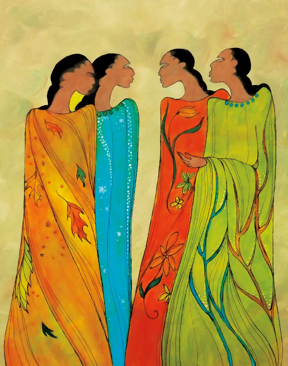 The Meeting by Native artist Maxine Noel, North of Fifty 50