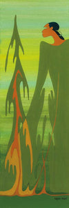 Woodland Spirit by Native artist, Indigenous Art, Sioux, Maxine Noel, North of Fifty 50