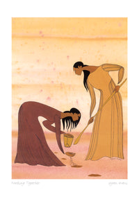 Working Together by Native Artist Maxine Noel, North of Fifty 50