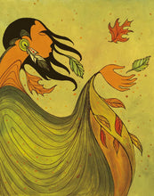 Load image into Gallery viewer, Autumn by Native artist, Indigenous Art, Sioux, Maxine Noel, North of Fifty 50
