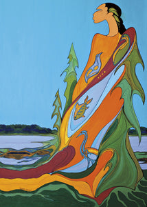 Earth Mother by Native artist, Indigenous Art, Sioux, Maxine Noel, North of Fifty