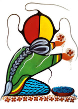 Load image into Gallery viewer, Prayers of Humanity by Simone McLeod, Cree artist, Ojibway art, Indigenous artist, Native art, North of Fifty 50
