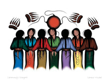 Load image into Gallery viewer, Community Strength by Native artist Simone McLeod, Cree artist, Ojibway art, North of Fifty 50
