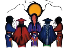 Load image into Gallery viewer, Education by Native artist Simone McLeod, Cree artist, Ojibway art, North of Fifty 50
