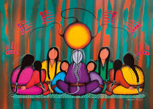 Load image into Gallery viewer, Family Love by Simone McLeod, Cree artist, Ojibway art, Indigenous artist, Native art, North of Fifty 50
