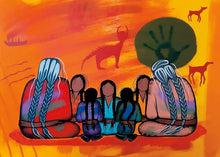 Load image into Gallery viewer, Great Strength in our History by Native artist Simone McLeod, Cree artist, Ojibway art, Indigenous artist, Native art, North of Fifty 50
