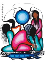 Load image into Gallery viewer, Growth Within by Native artist Simone McLeod, Cree artist, Ojibway art, Forth of Fifty 50
