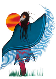 Healing Dance by Native artist Simone McLeod, Cree artist, Ojibway art, Indigenous artist, Native art, North of Fifty50