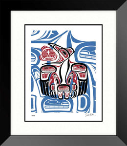 LIMITED EDITION ART PRINT -  Raven Releasing the Sun by Todd Baker - North of 50 Métis Designs