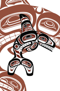LIMITED EDITION ART PRINT -  Orca by Todd Baker - North of 50 Métis Designs