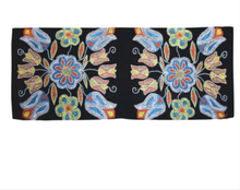 Load image into Gallery viewer, Silver Threads scarf by Metis artist, Deb Malcolm
