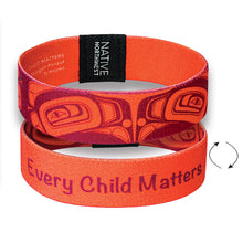 Load image into Gallery viewer, Every Child Matters  1/2 inch Wristband, artwork by Morgan Asoyuf  - size S
