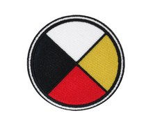 Load image into Gallery viewer, medicine wheel iron on patch
