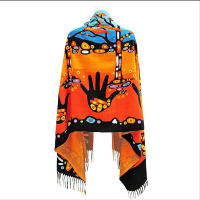 john rombough, indigenous artist, native art, remember, shawl