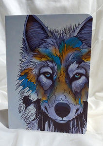 Micqaela Jones Alpha wolf First Nations Art
