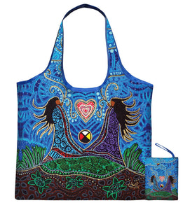 "Breath of Life"  Reusable Shopping Bag by Leah Dorion